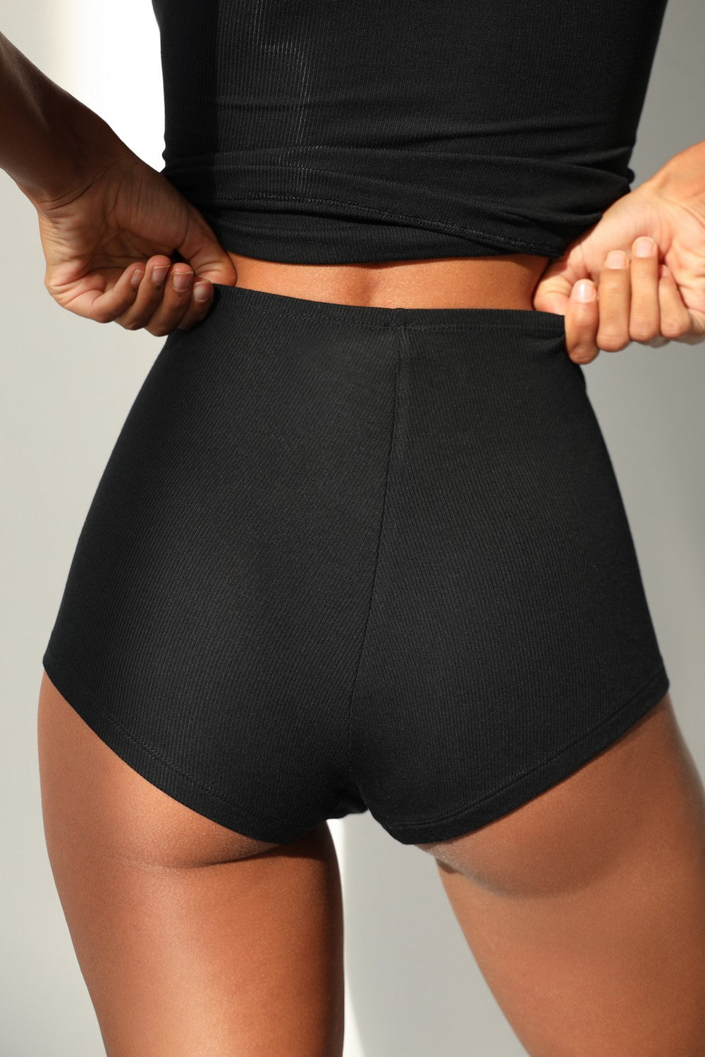 Трусики бріфи в рубчик 24114 black