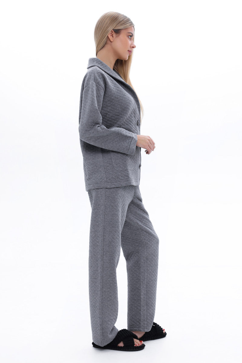 Домашний комплект из капитония 24126 dark gray