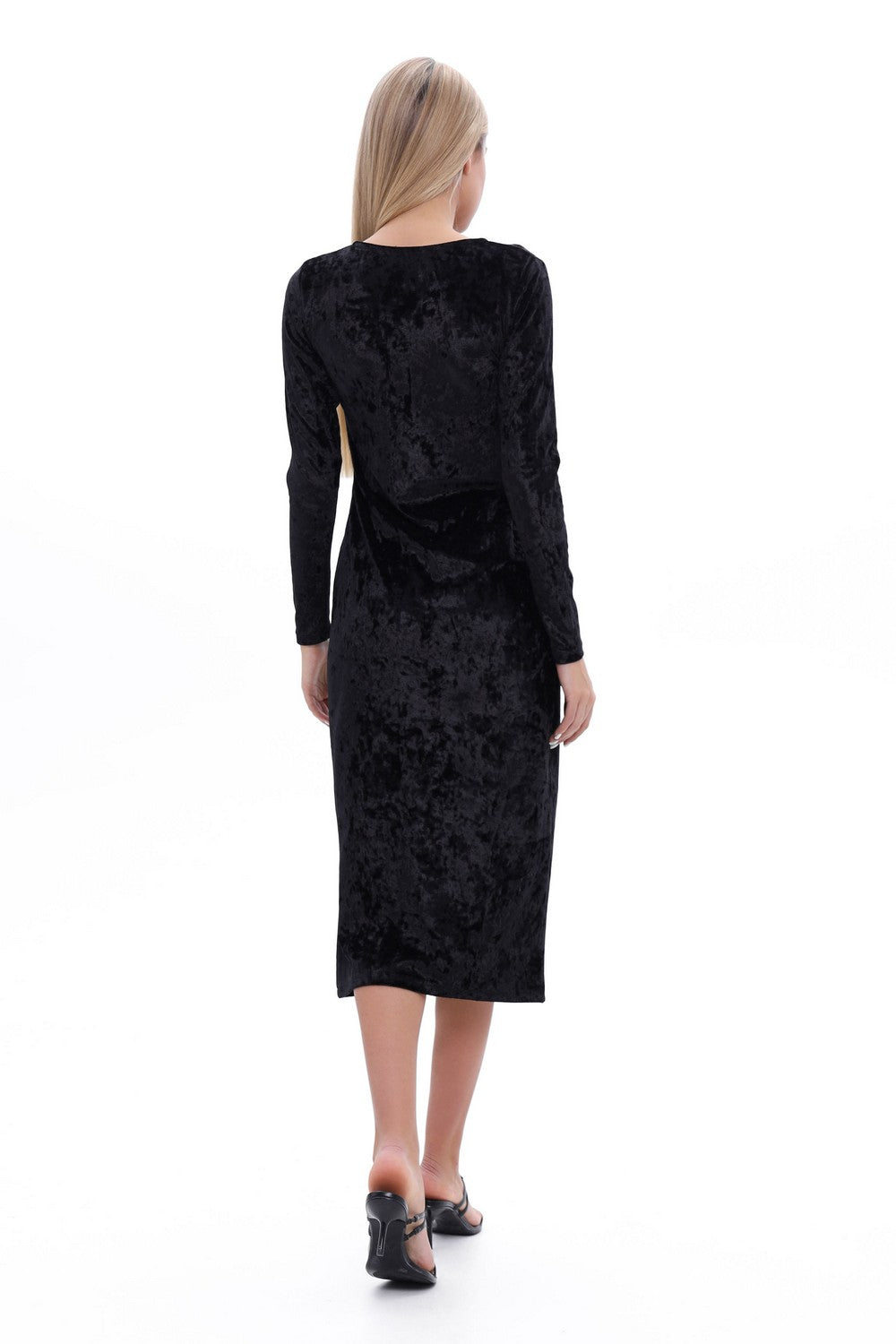 Оксамитова сукня 25004 black