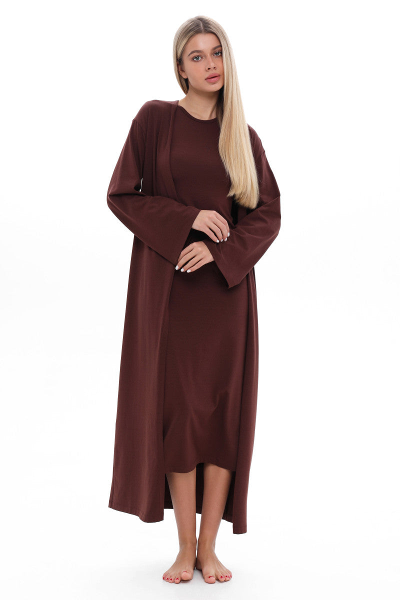 Кардиган из модала Шоколад 25012