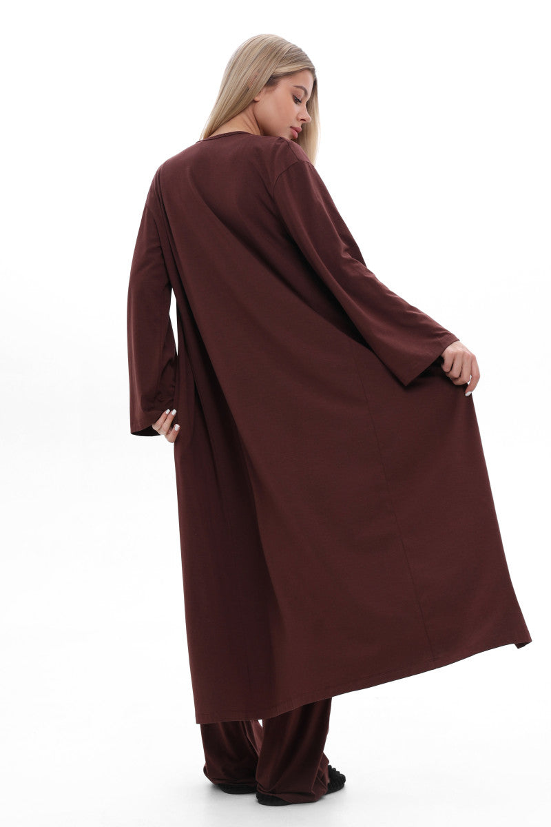 Кардиган из модала Шоколад 25012