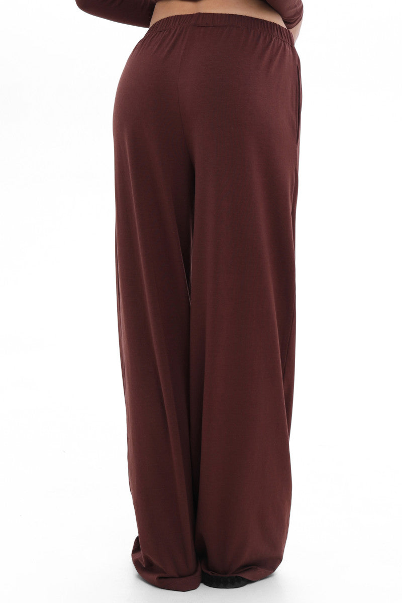 Домашние брюки из модала Шоколад 25013