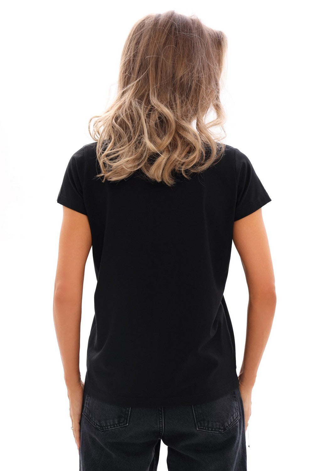 Футболка з модалу 25042 black