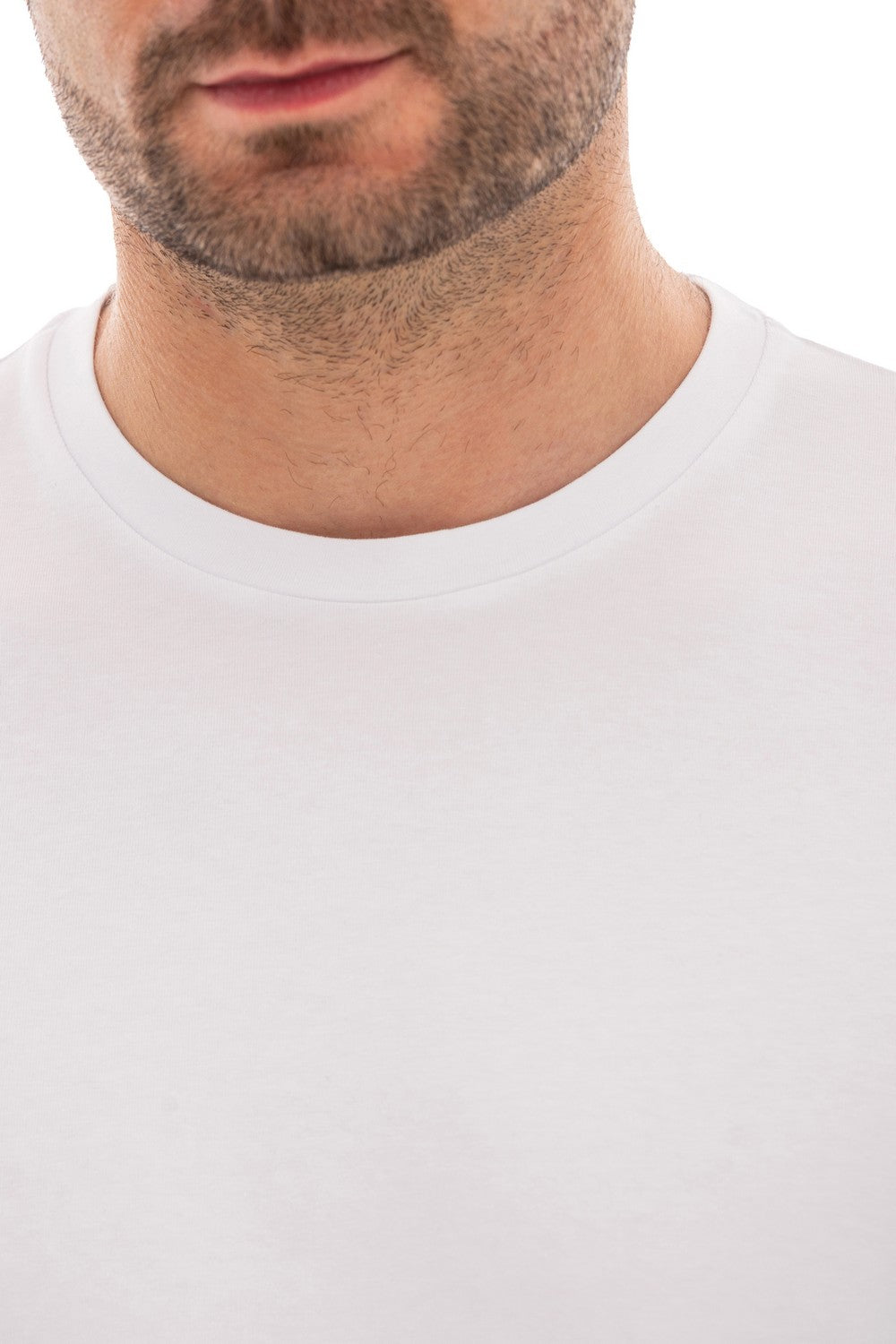 Мужская футболка из хлопка 25044 white