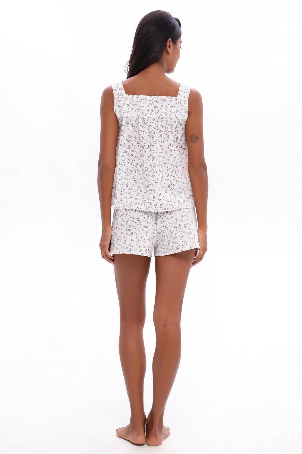 Піжама з батисту 25072 pink roses