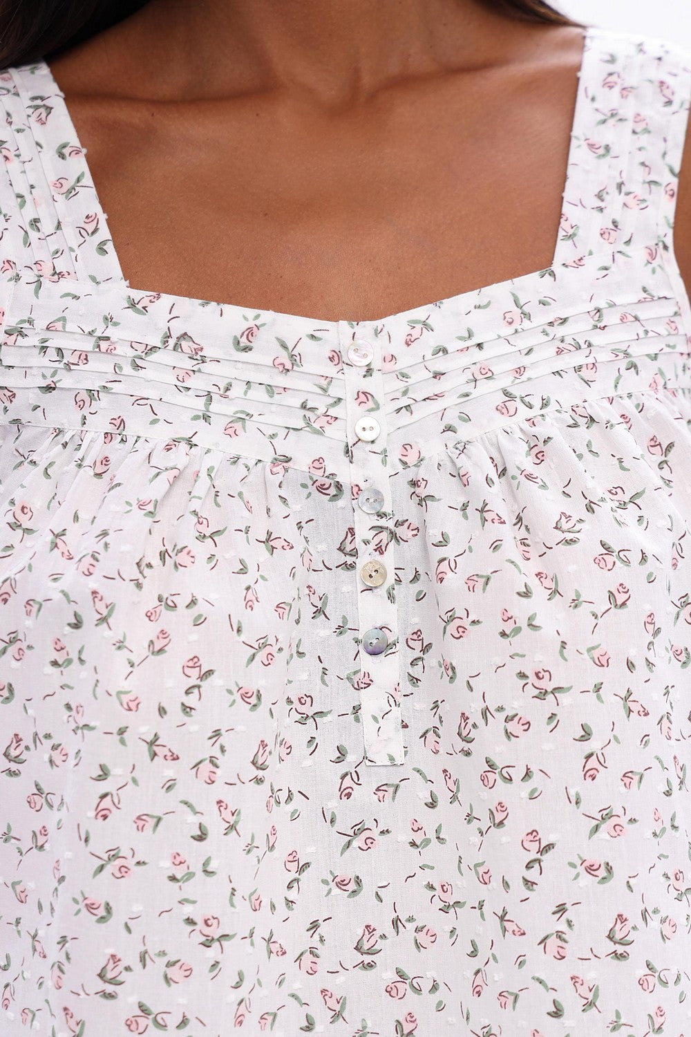 Піжама з батисту 25072 pink roses