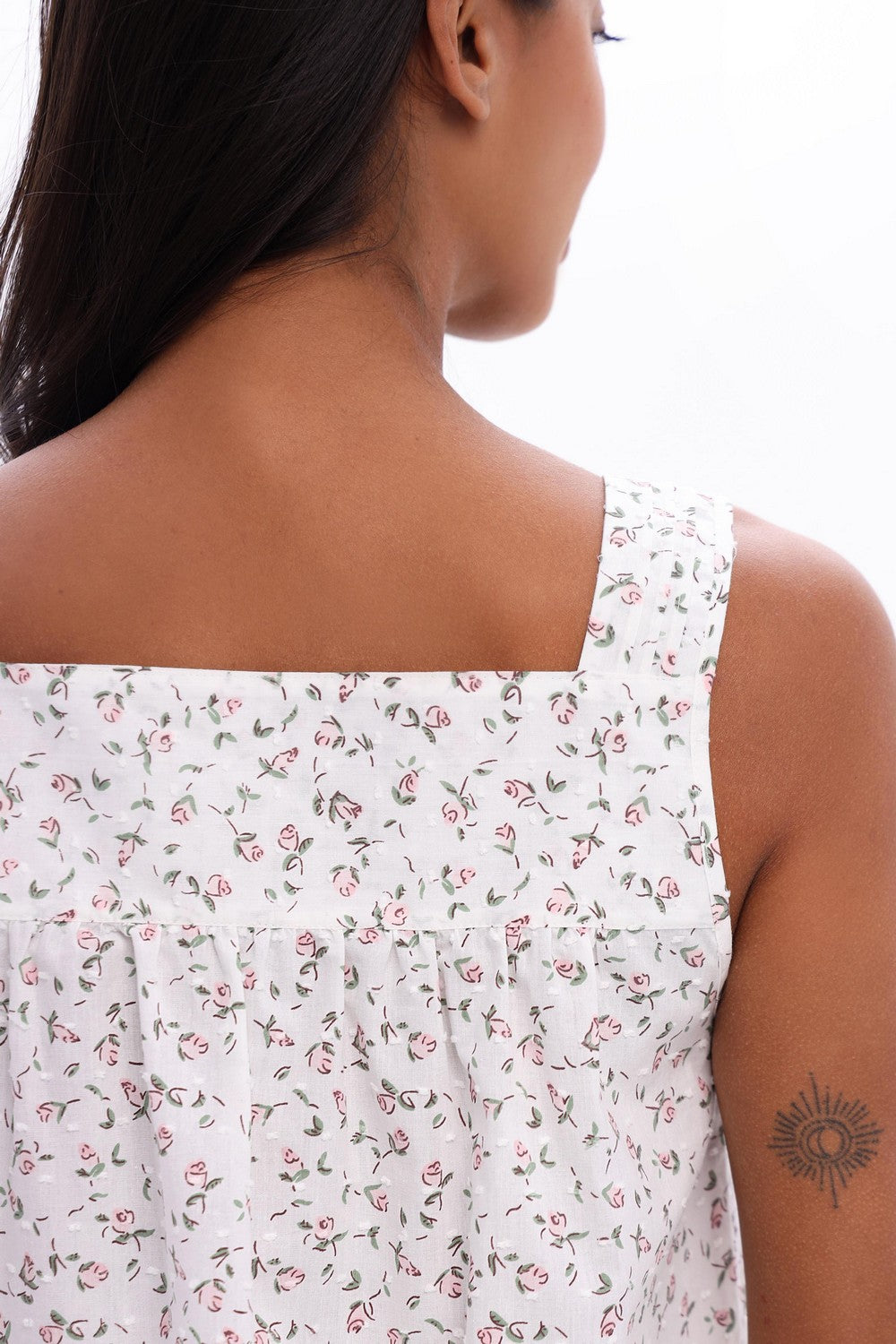 Пижама из батиста 25072 pink roses