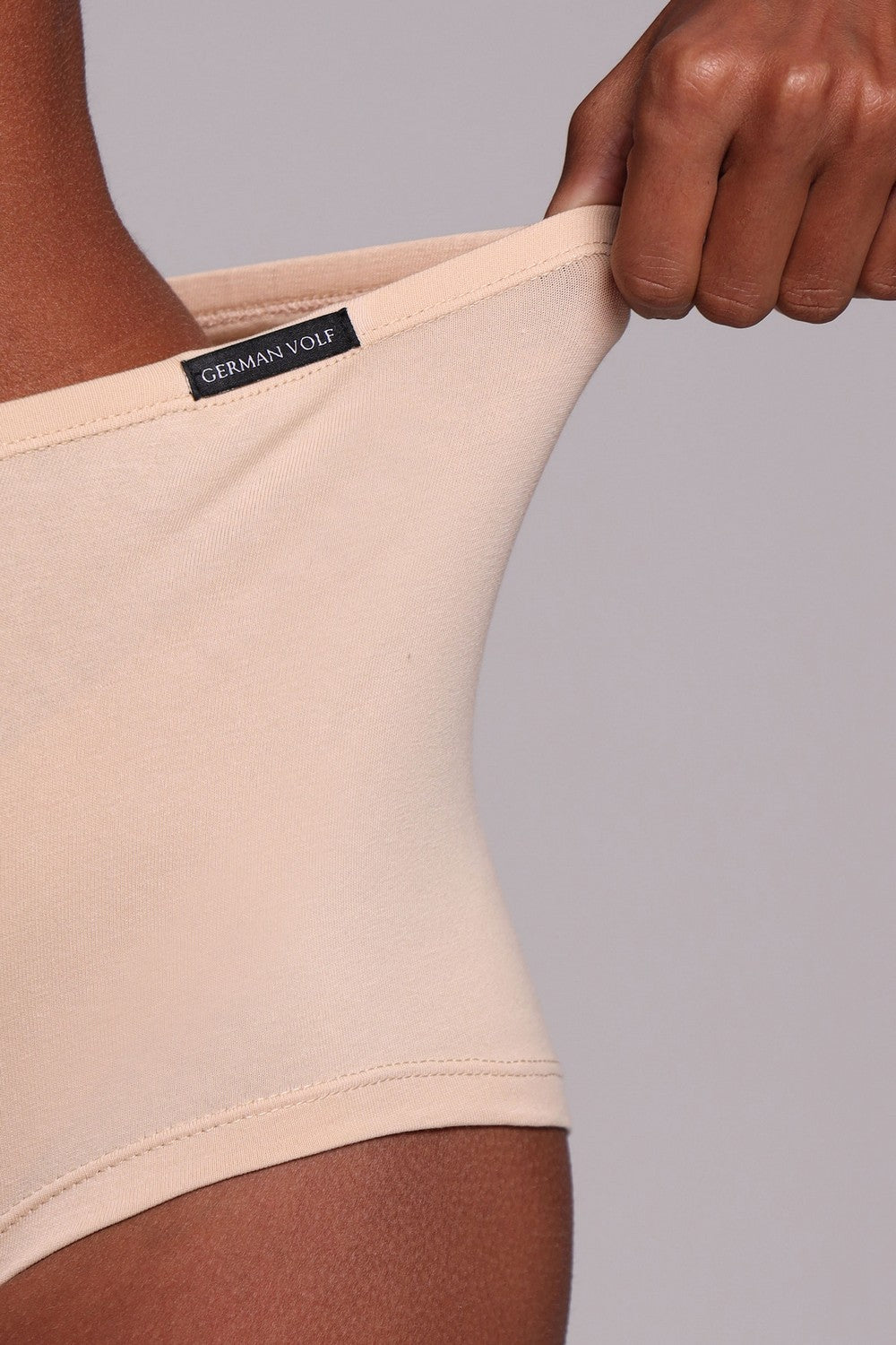 Шортики з високою талією 25075 beige