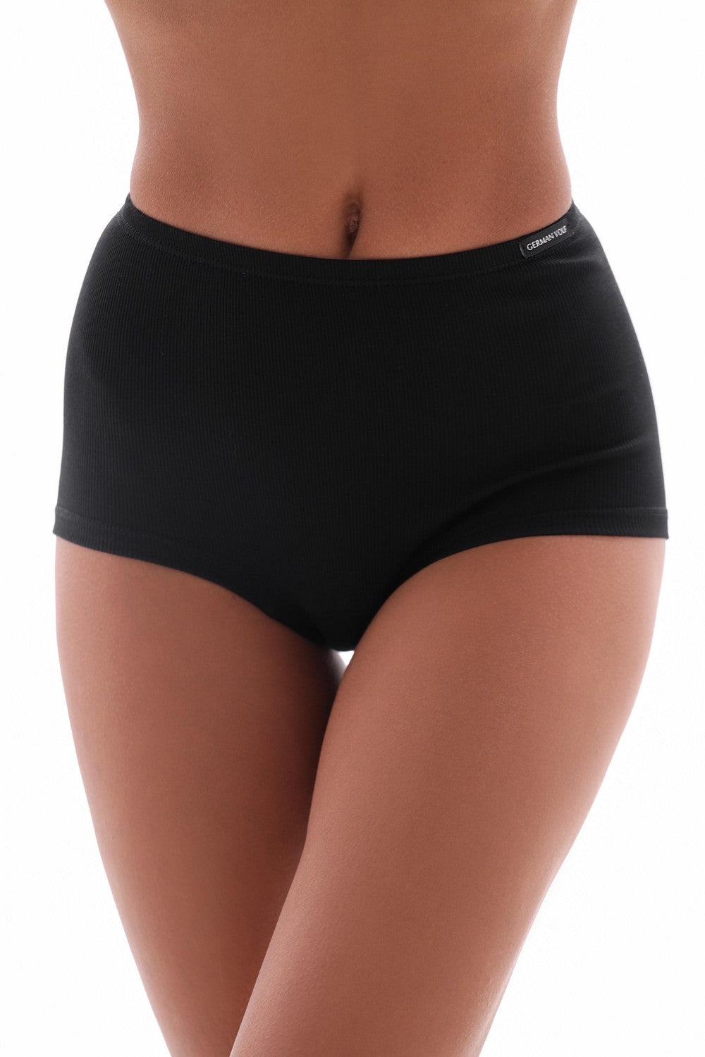 Шортики с высокой талией 25087 black