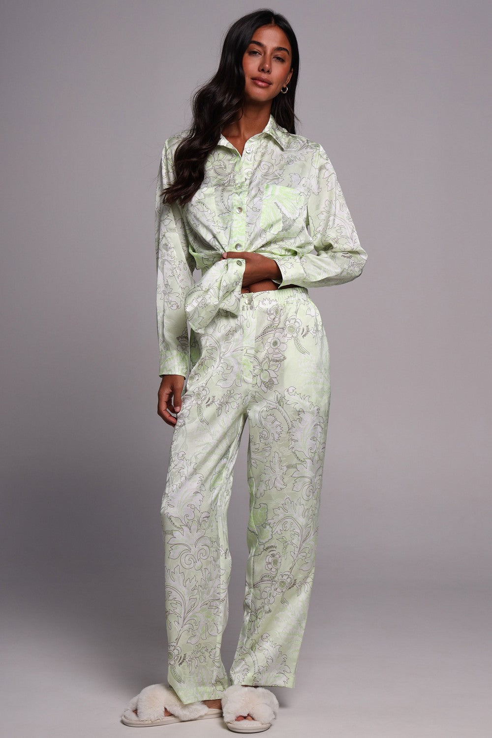 Пижамный космплект Селеста 25128 lime