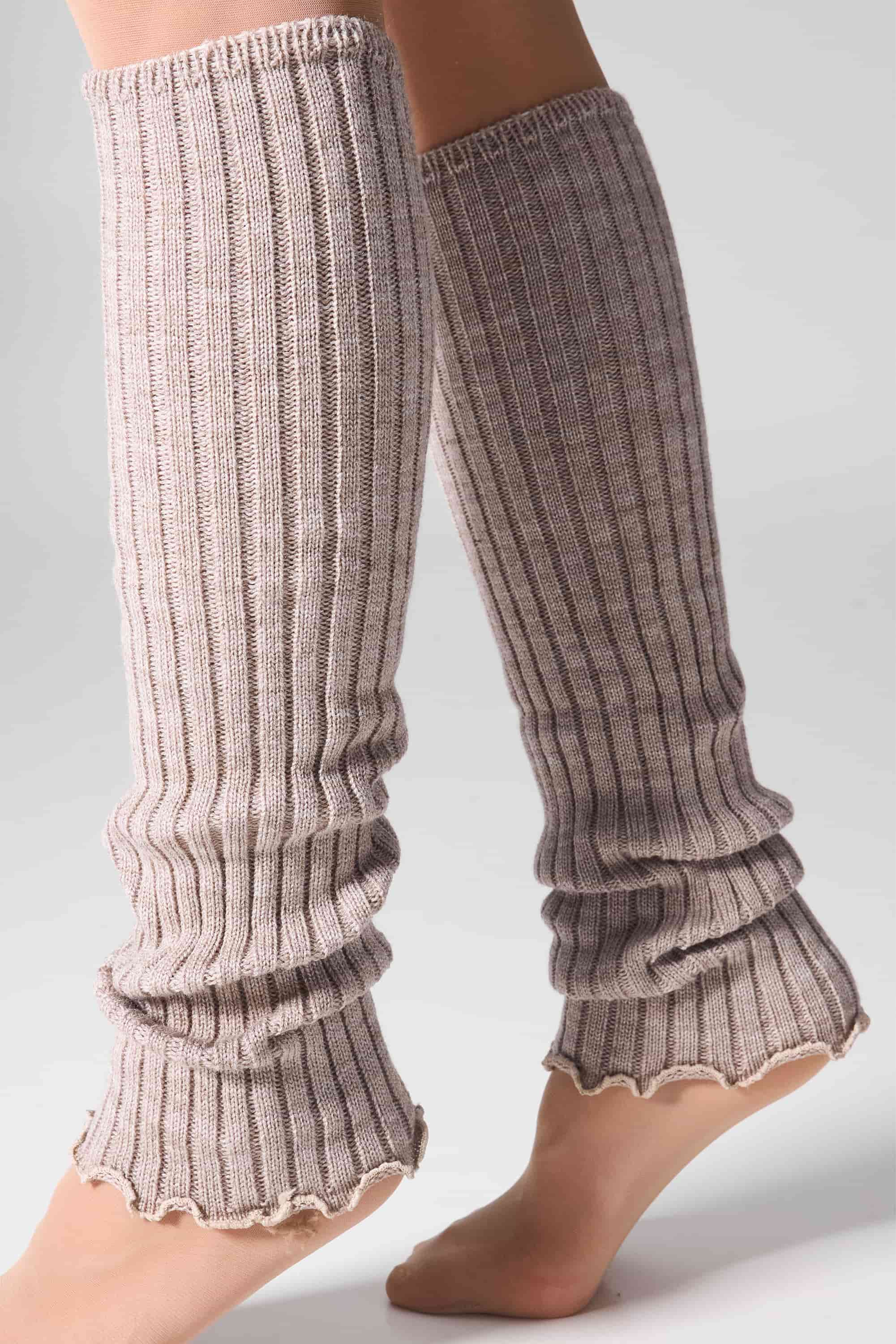 Гетры в рубчик GT25 beige