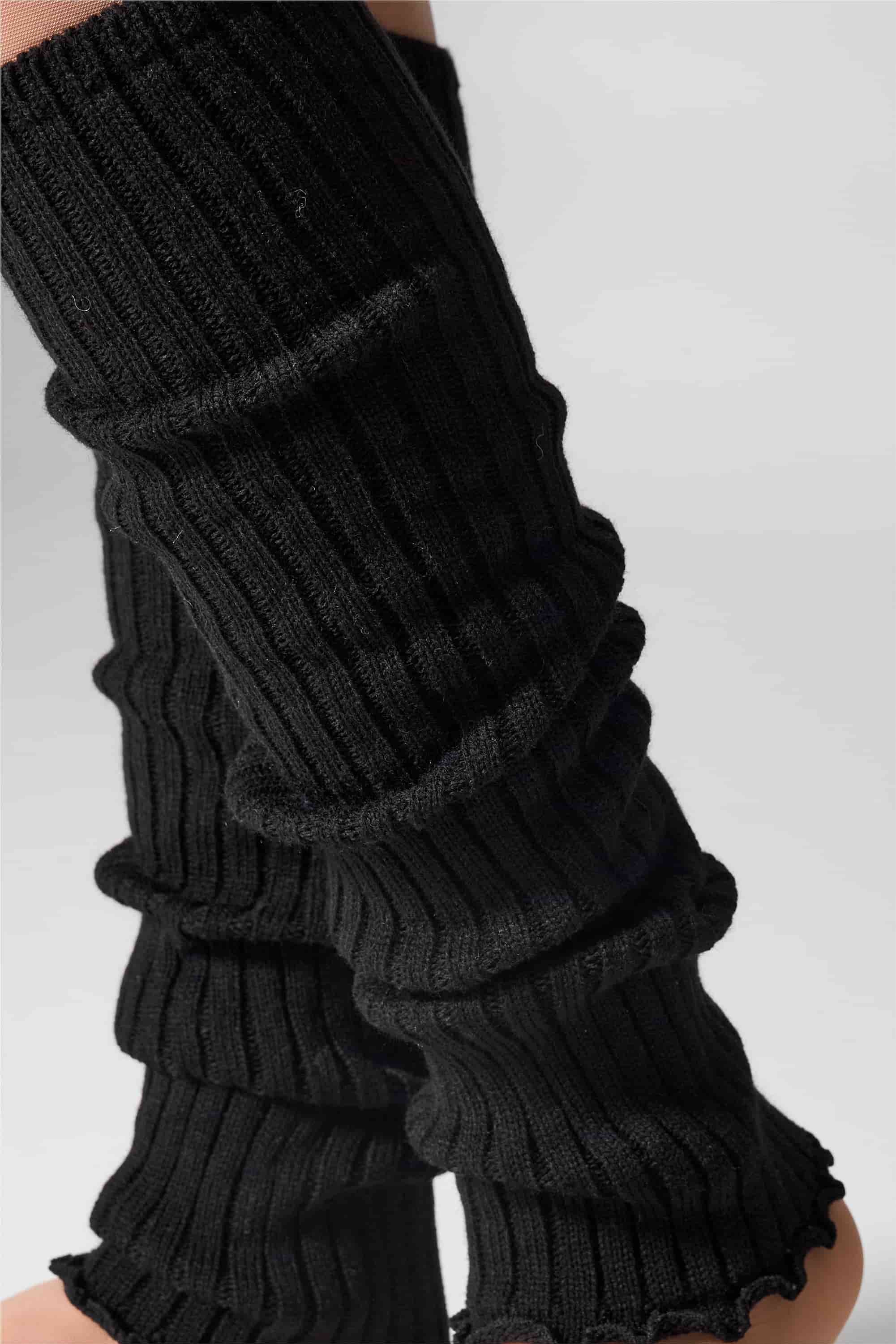 Гетры в рубчик GT25 black