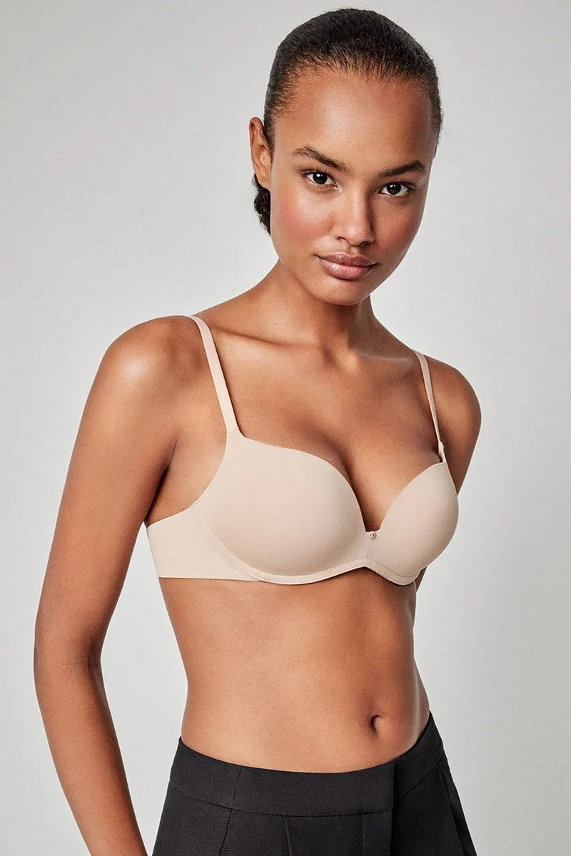 Гладкий бюстгальтер пуш-ап 1/10041 nude