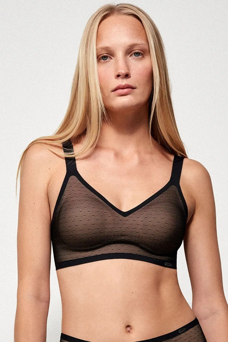 Бра-топ с вкладышами 1/10045T black