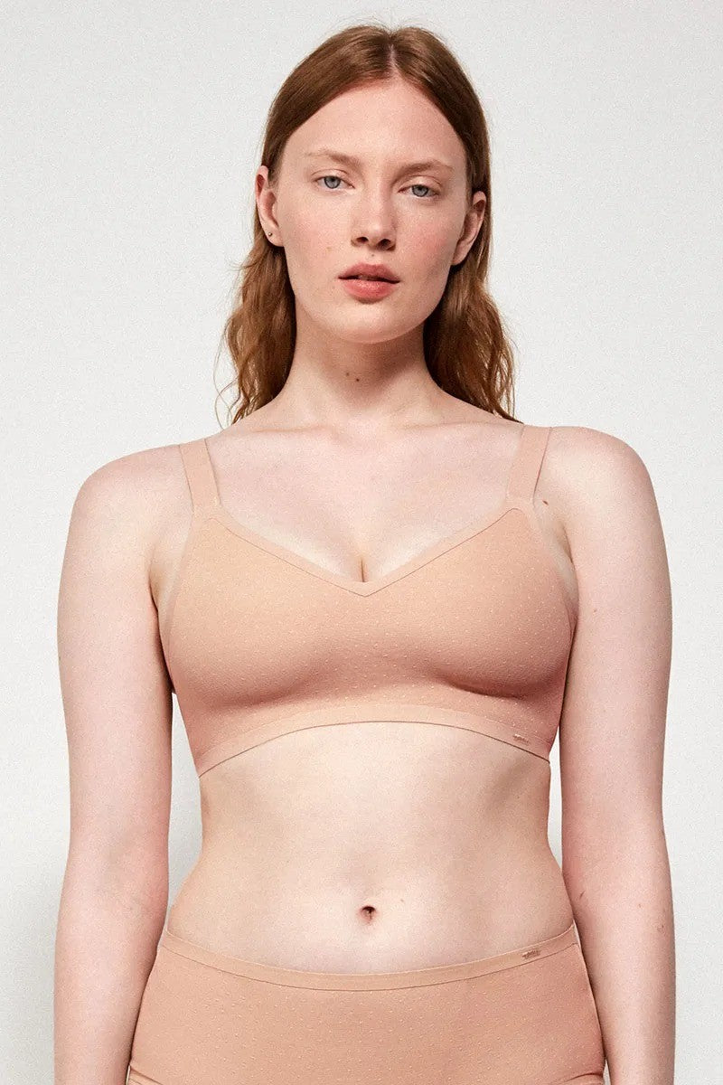 Бра-топ с вкладышами 1/10045T nude