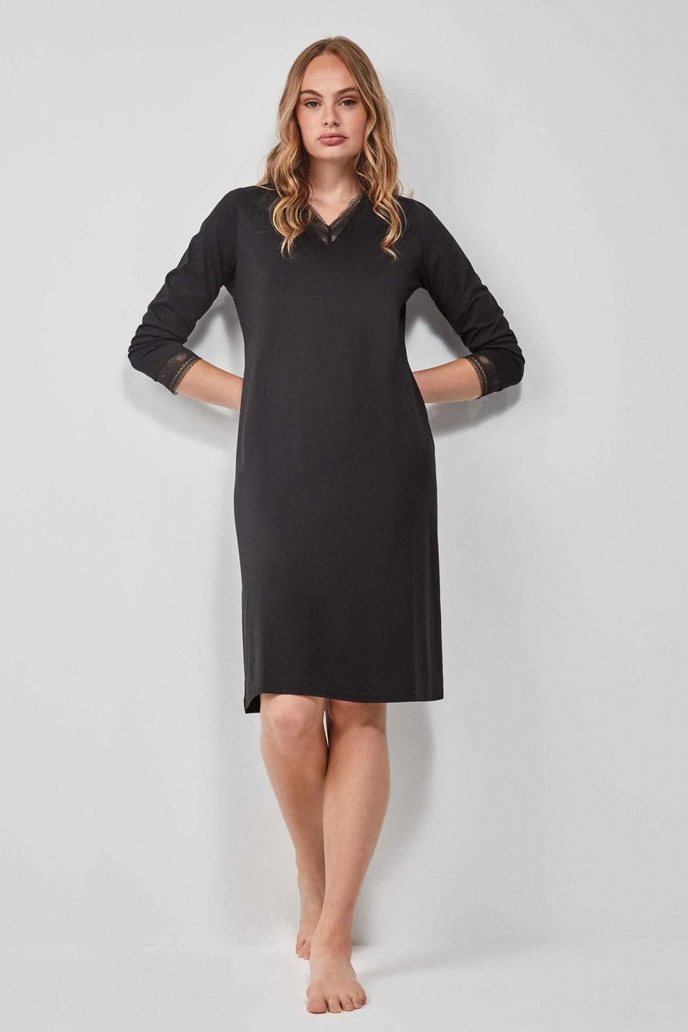 Ночная сорочка из вискозы 2/20181 black