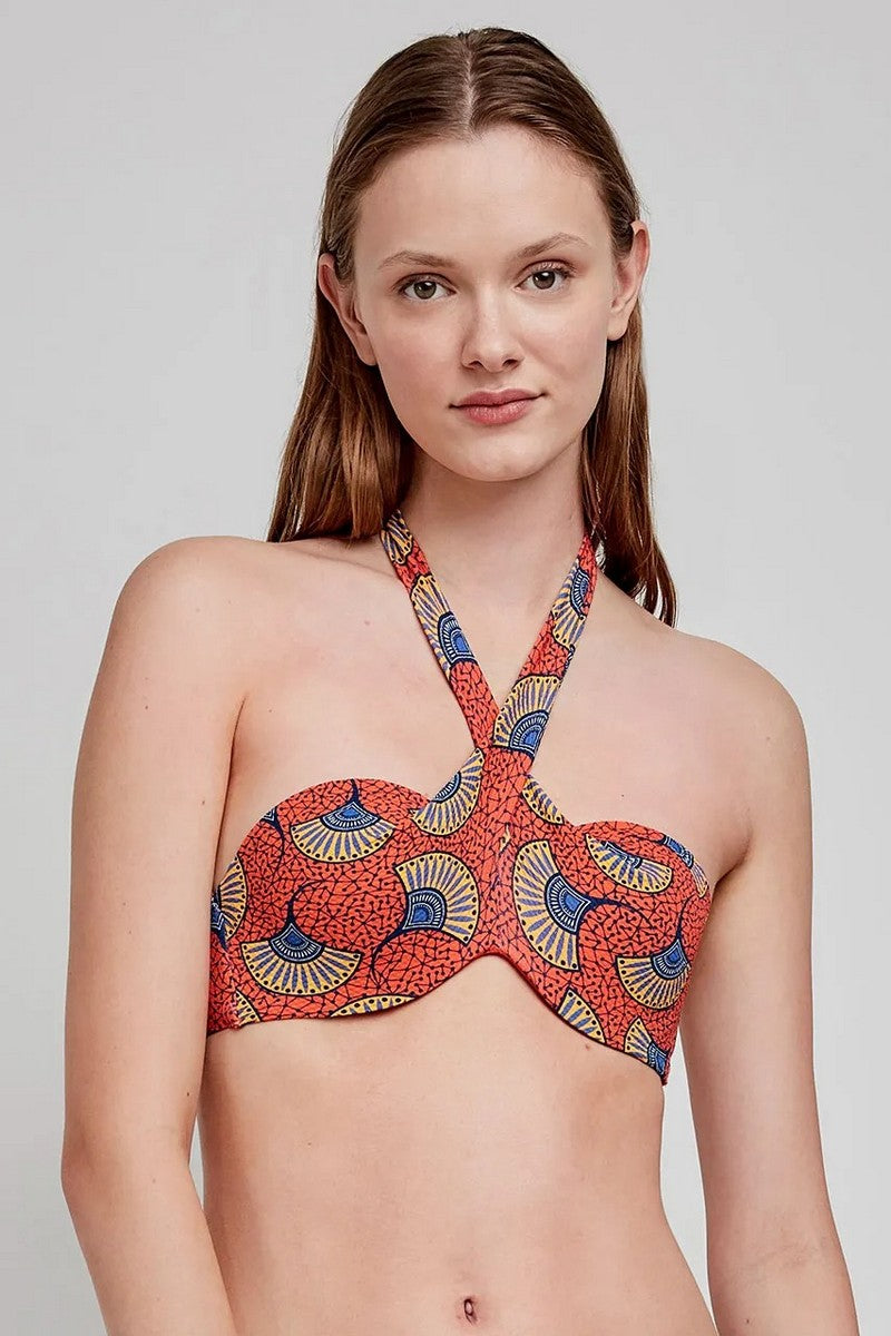 Купальный бюстгальтер на косточках 2/30241Т