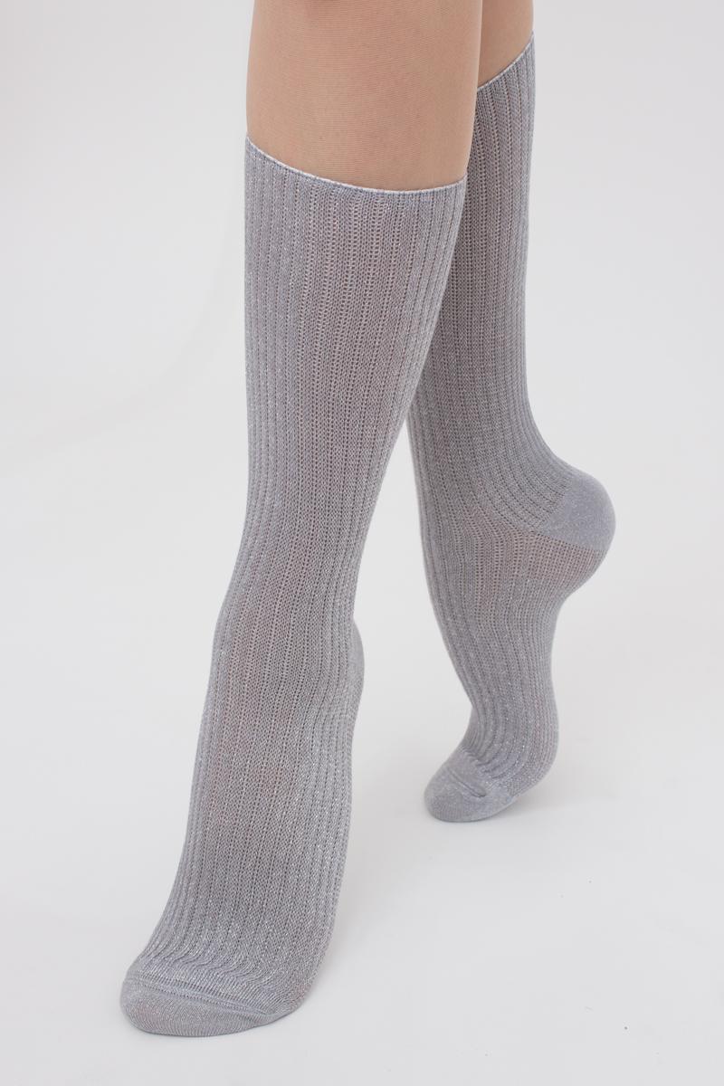 Люрексовые носки в рубчик 1010099 WS4 Lurex Rib 001