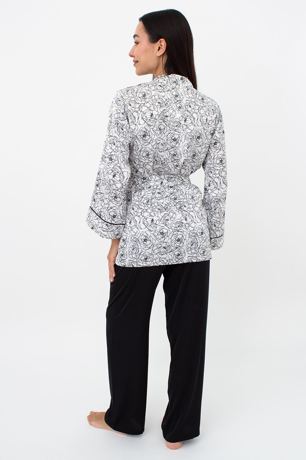 Домашний комплект Blossom Veil UP-00002741 peony sketch white/black