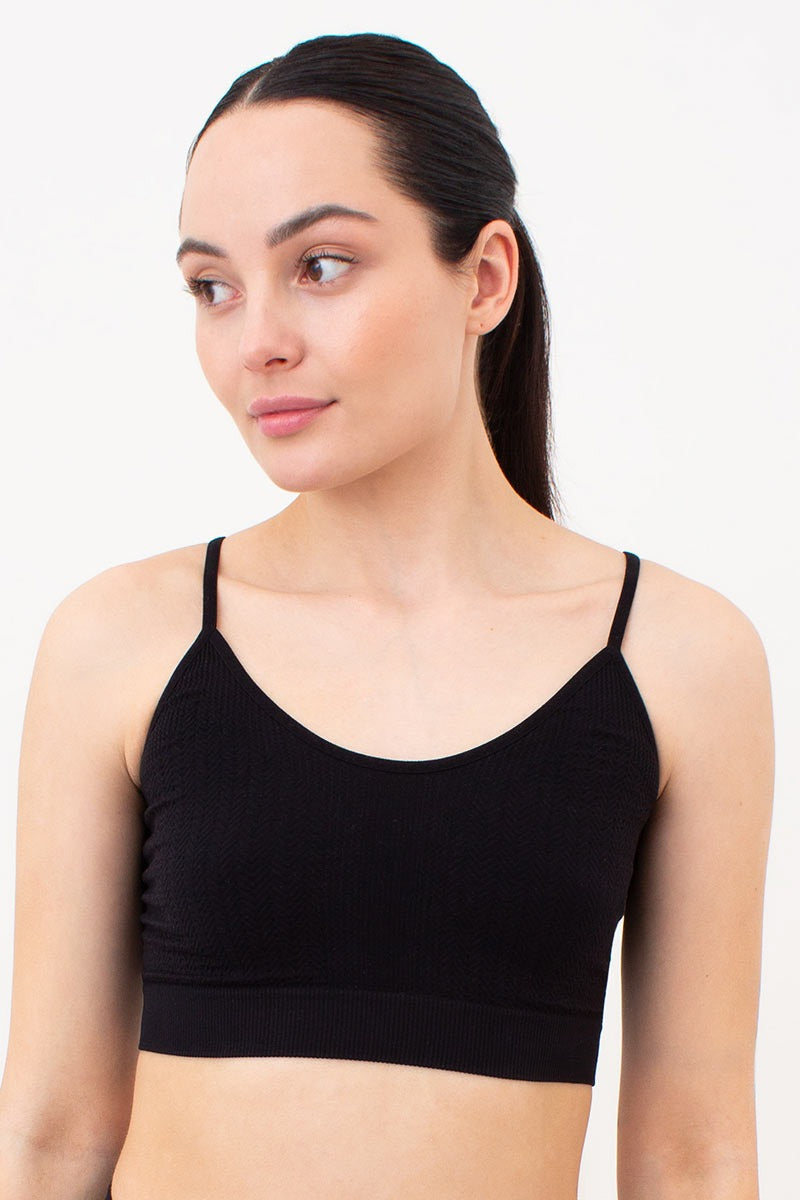Топ с фактурным узором Cami Top Braid UP-00002894 black
