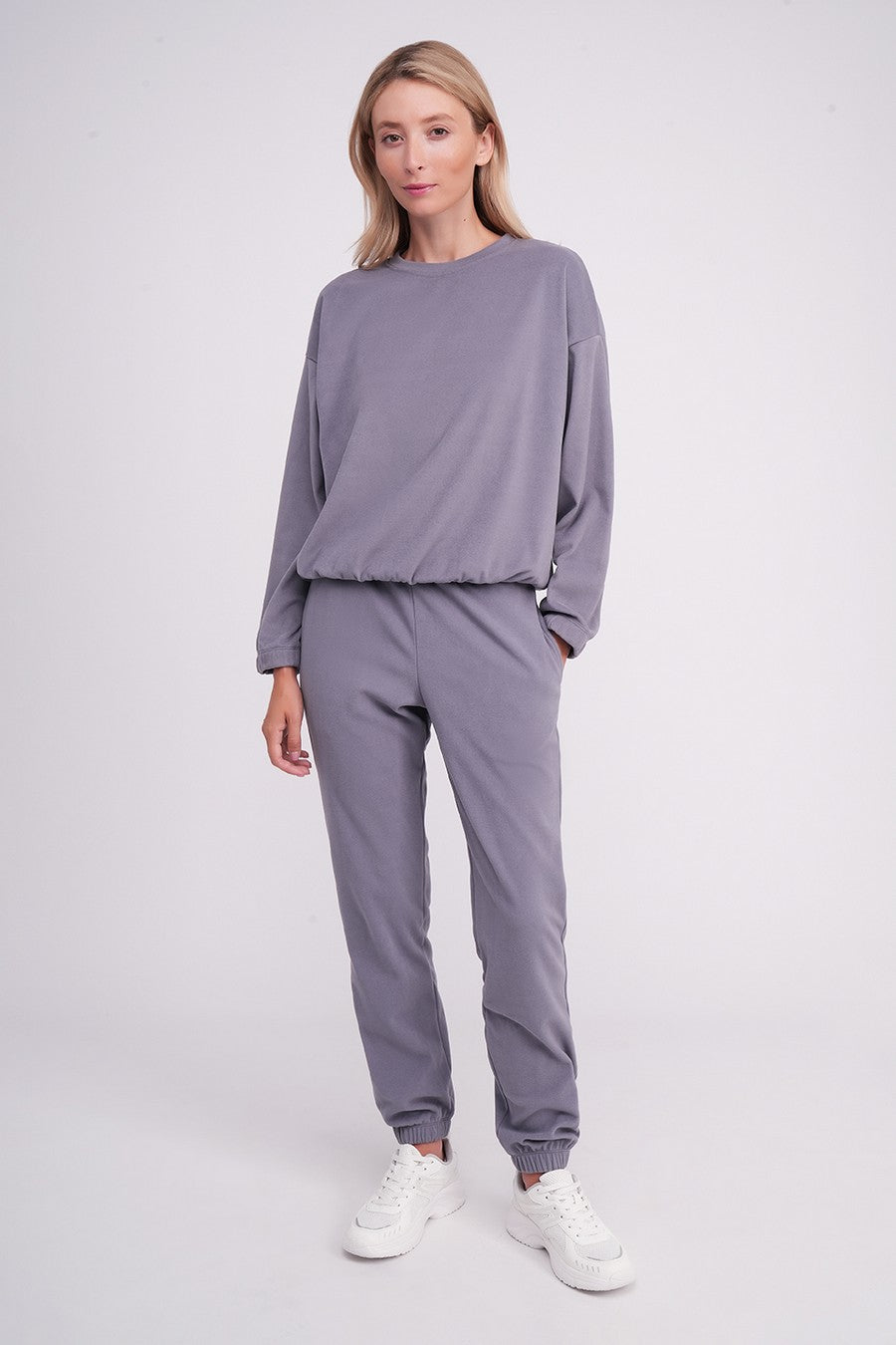 Домашний флисовый комплект Fleece Flow UP-00003005 grey