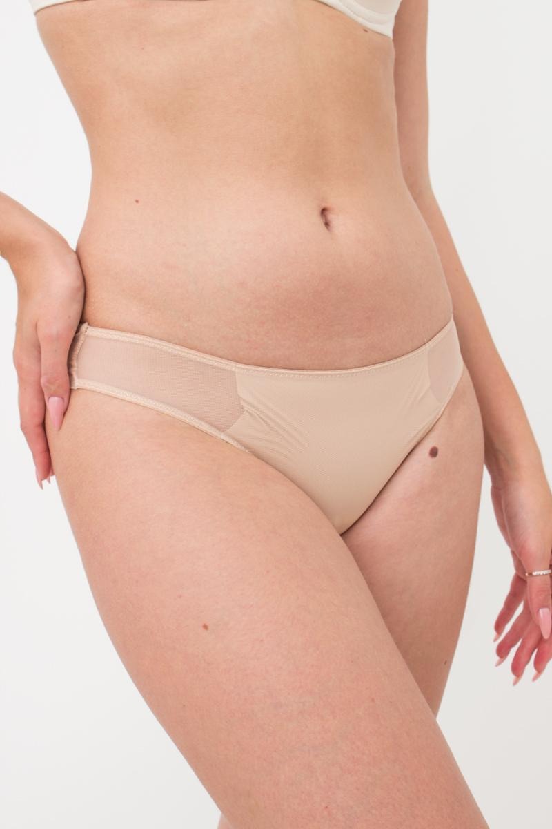 Трусики бразилиана из микросетки L5135BR-M UP-00000540 beige