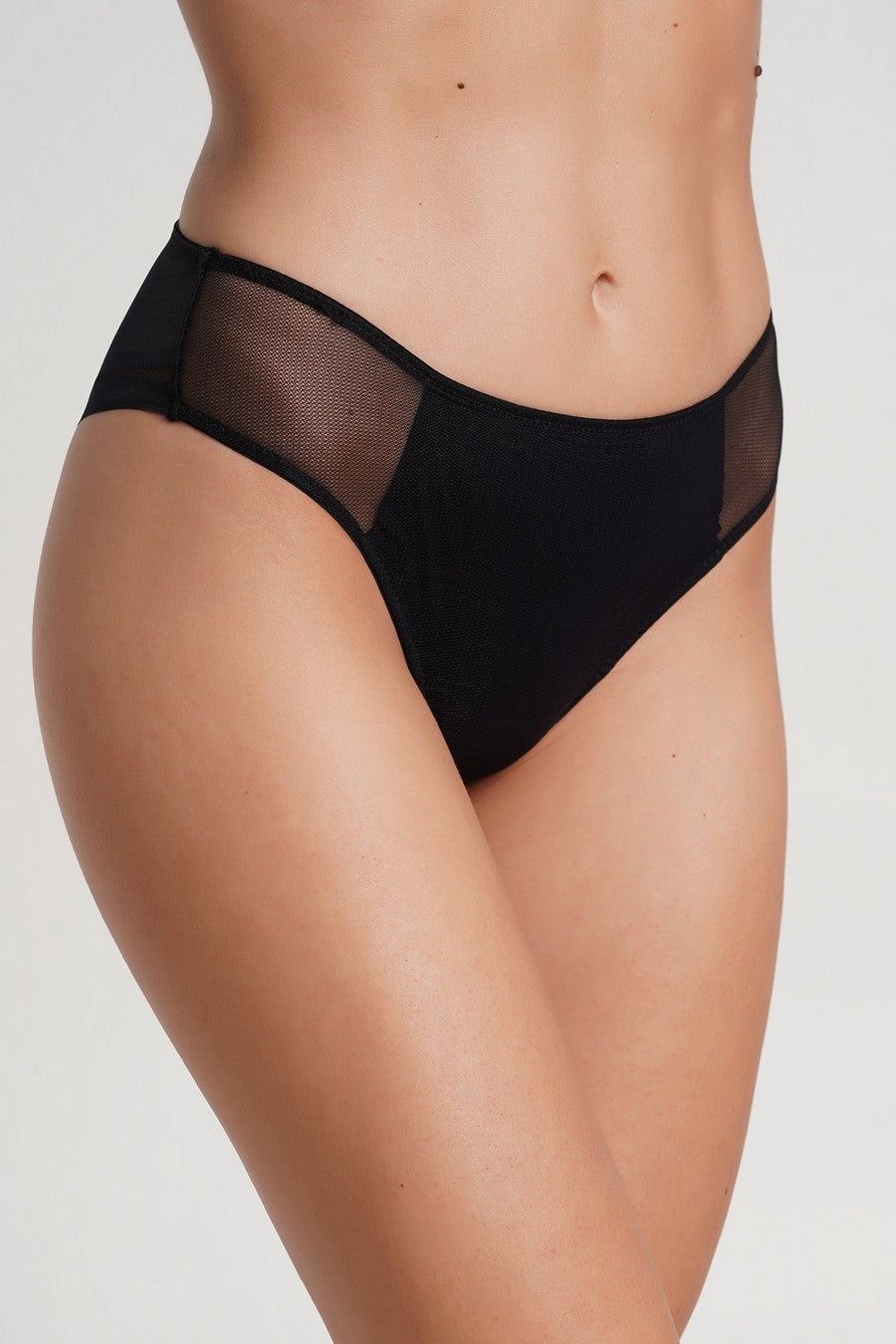 Трусики бразилиана из микросетки L5135BR-M UP-00000540 black