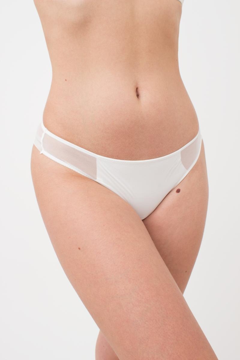 Трусики бразилиана из микросетки L5135BR-M UP-00000540 white
