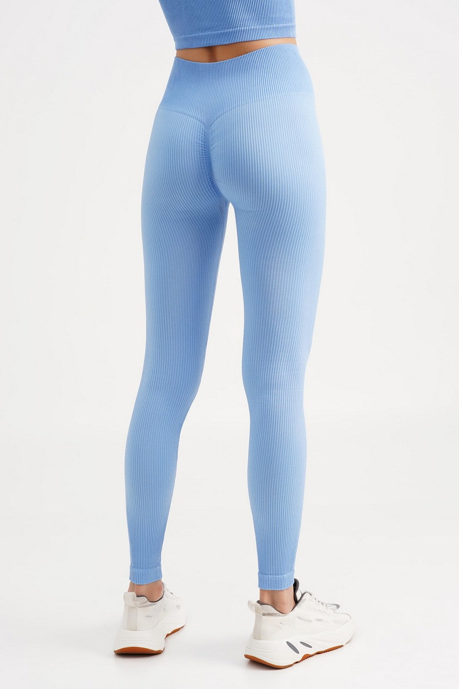 Безшовні легінси в рубчик Leggings Rib lacecap hydrangea