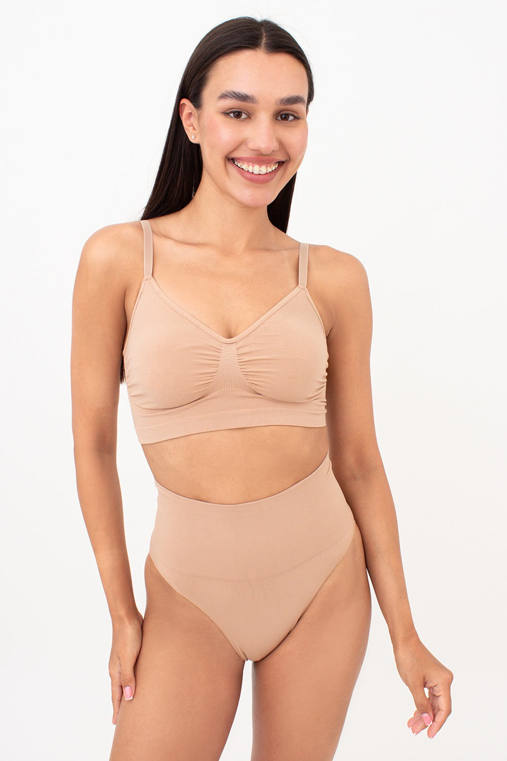 Моделирующие трусики бразилиана Shapewear UP-00002965 nude