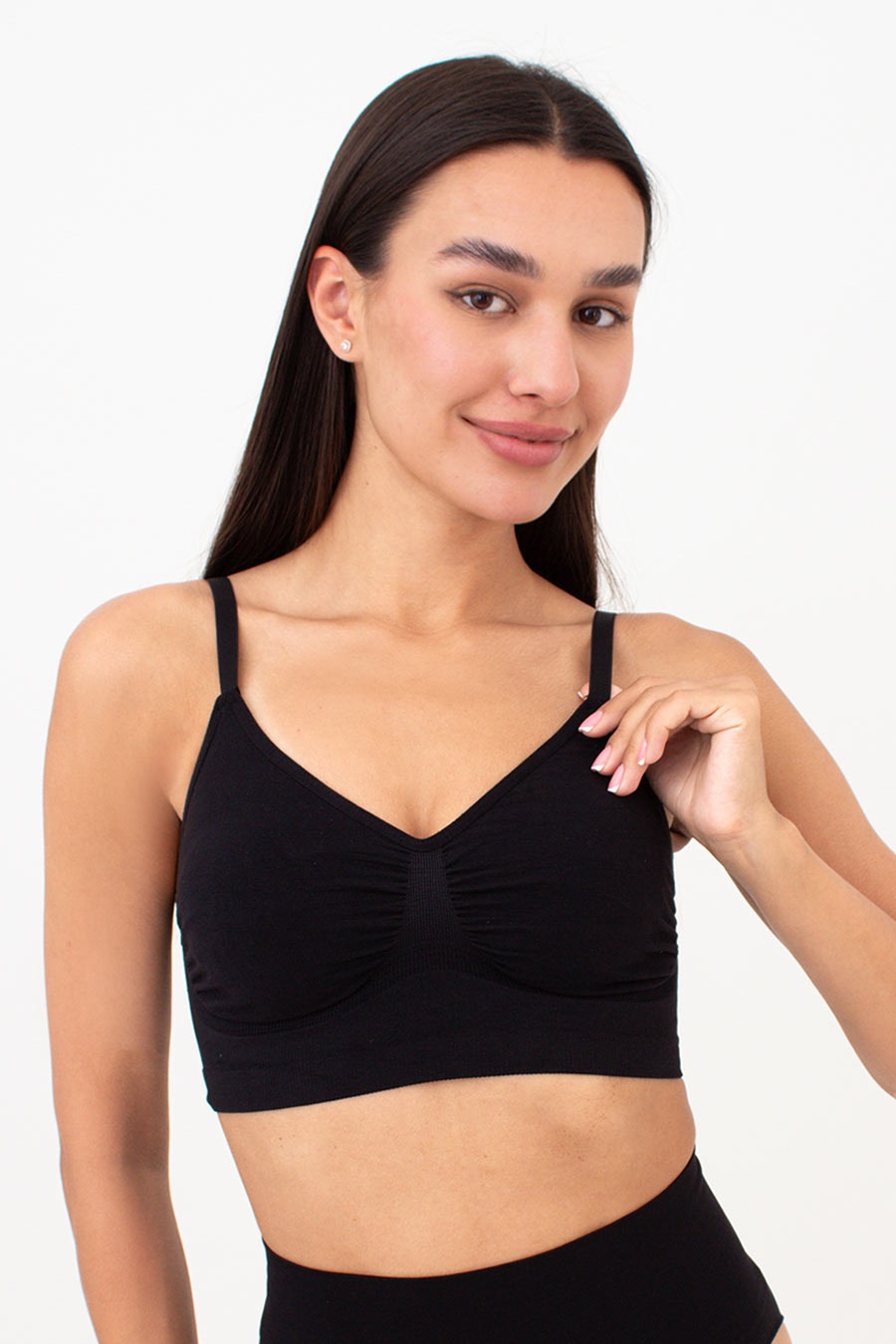 Бесшовный бра-топ Shapewear UP-00002967 black