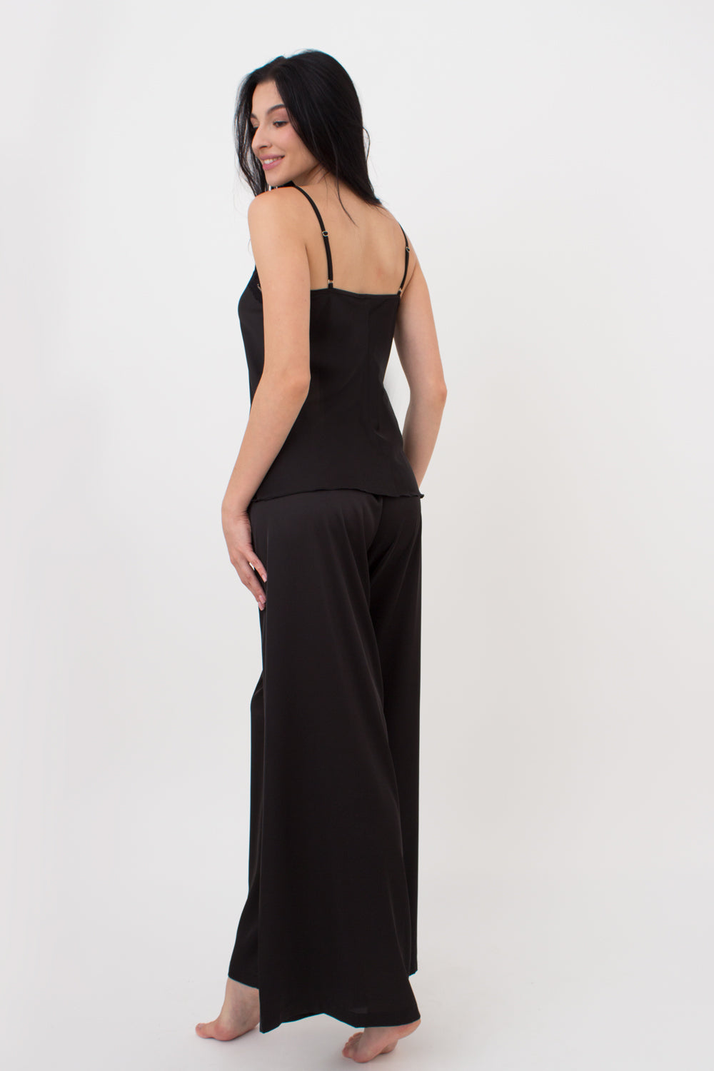 Пижама с широкими штанами Helena UP-00000044 black