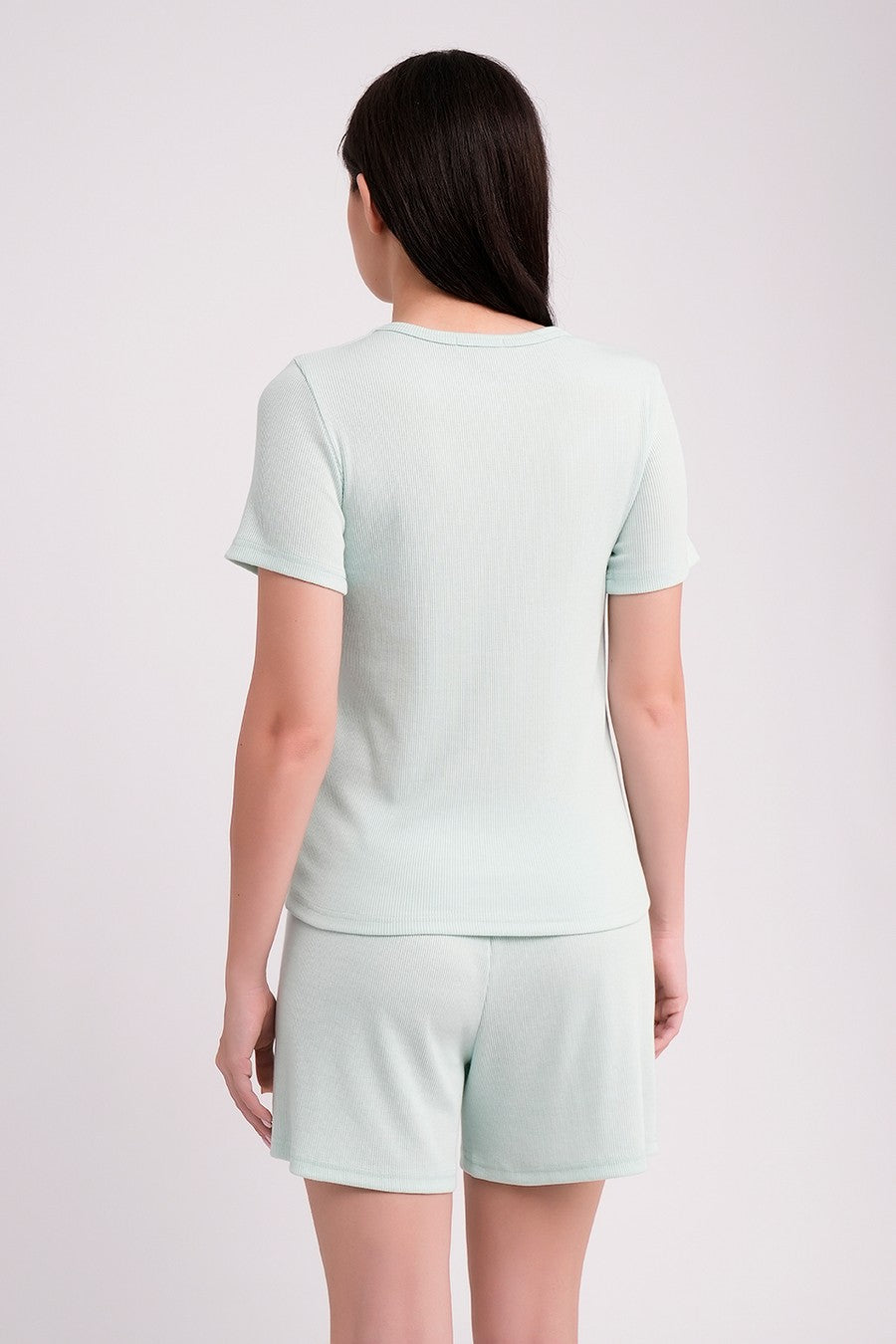 Футболка в рубчик Rib UP-00000076 fresh mint