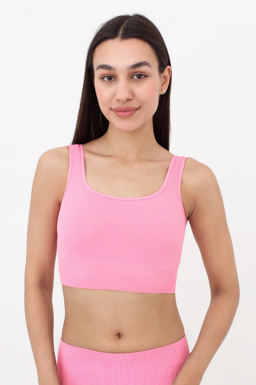 Топ в рубчик Top Rib UP-00000410 rosa pink