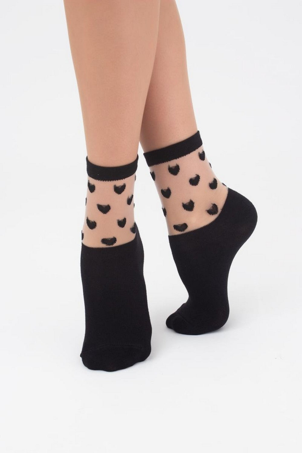 Шкарпетки із сердечками WS2 CRISTAL 008 UP-00001198