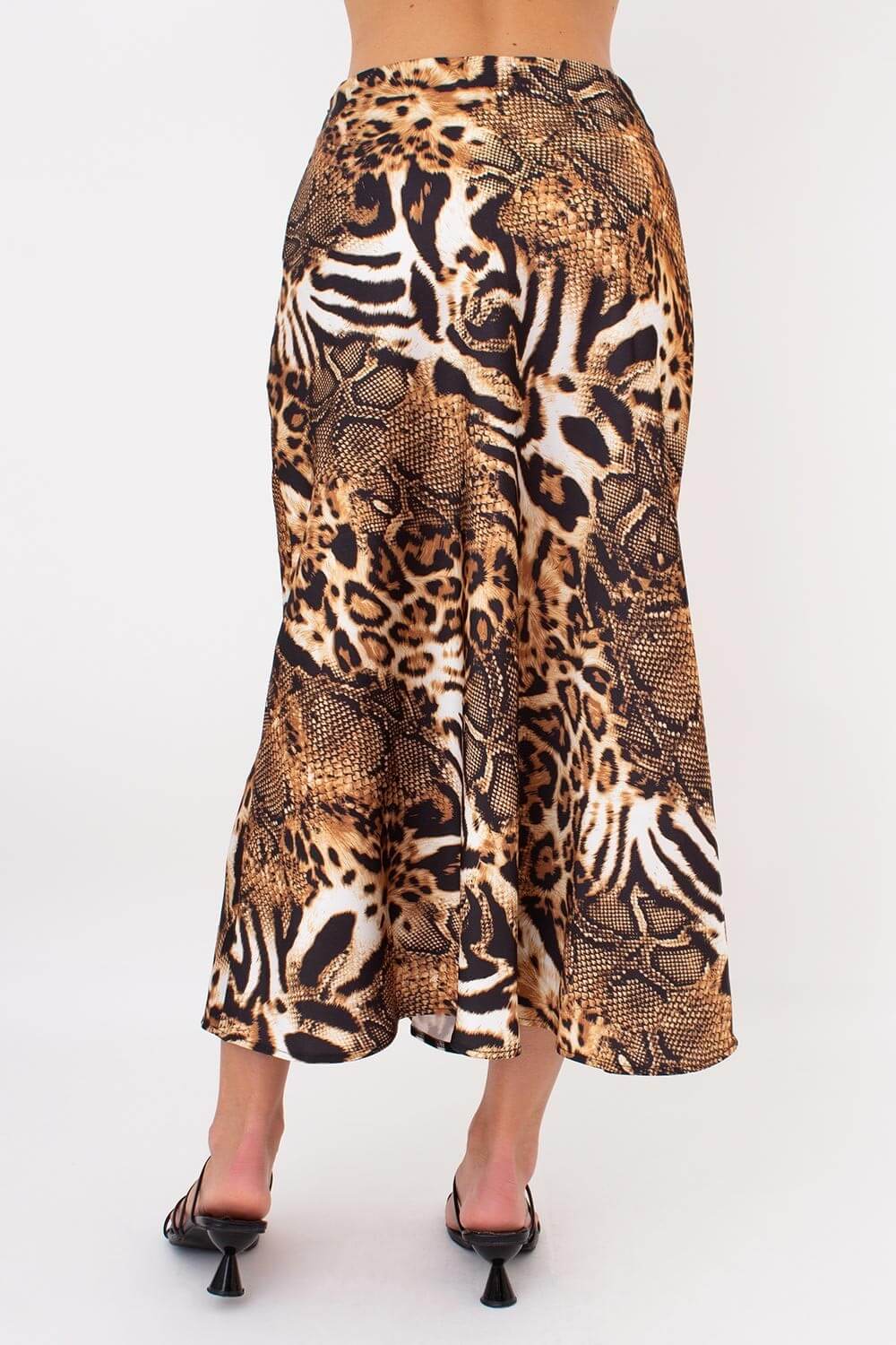 Юбка с анималистическим принтом UP-00002662 animal orange