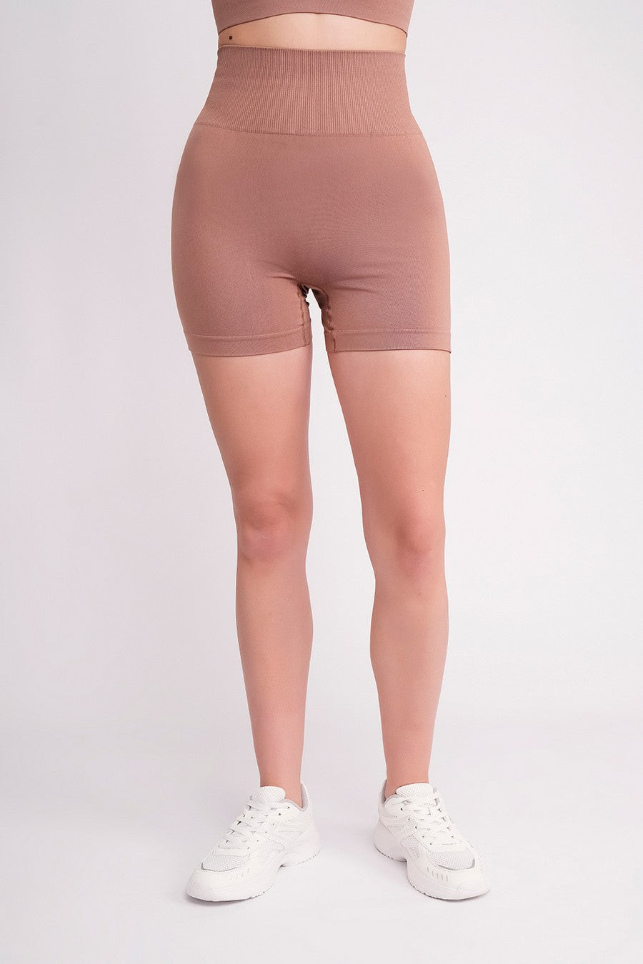 Спортивные бесшовные шорты Shorts Shape UP-00002950 mokko