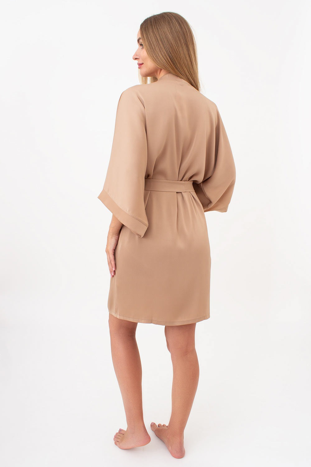 Халат з широкими рукавами Creme Fold UP-00002952 creamy beige