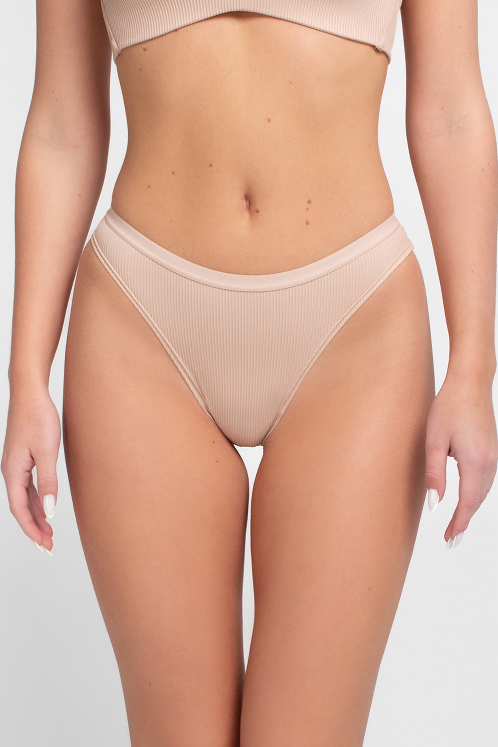 трусики стрінги із мікрофібри UP-00003031 beige Giulia
