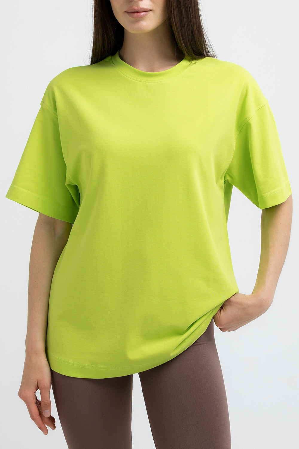 Футболка з бавовни UP-00003784 apple green Giulia