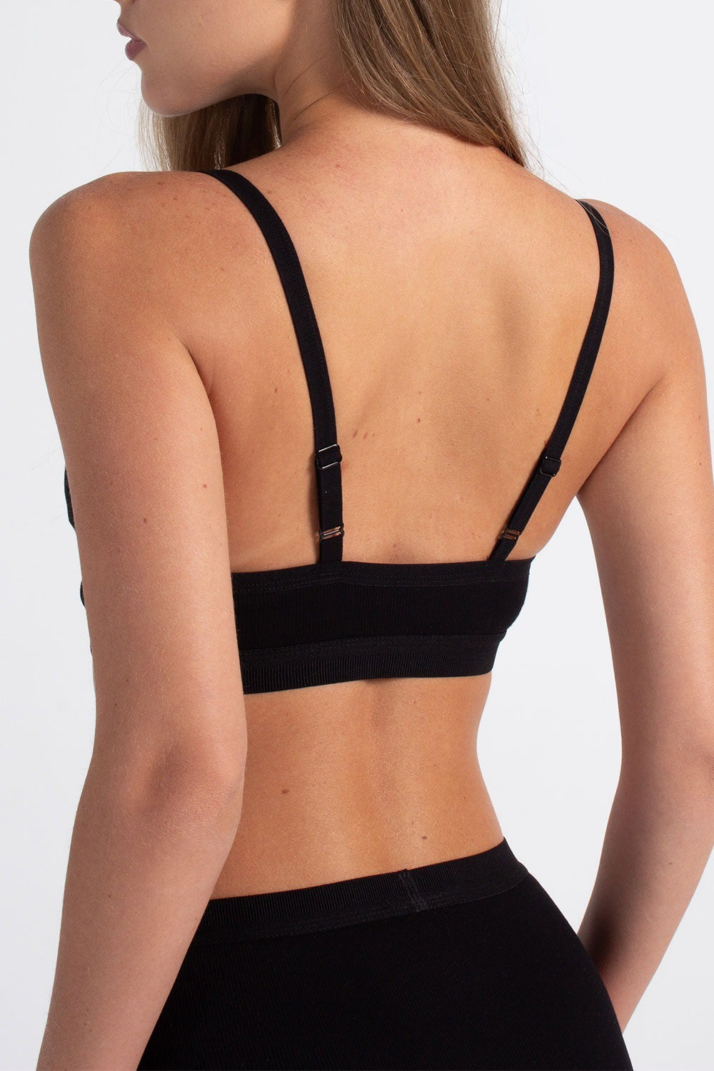 Бра-топ из хлопка Urban Rib UP-00002814 black