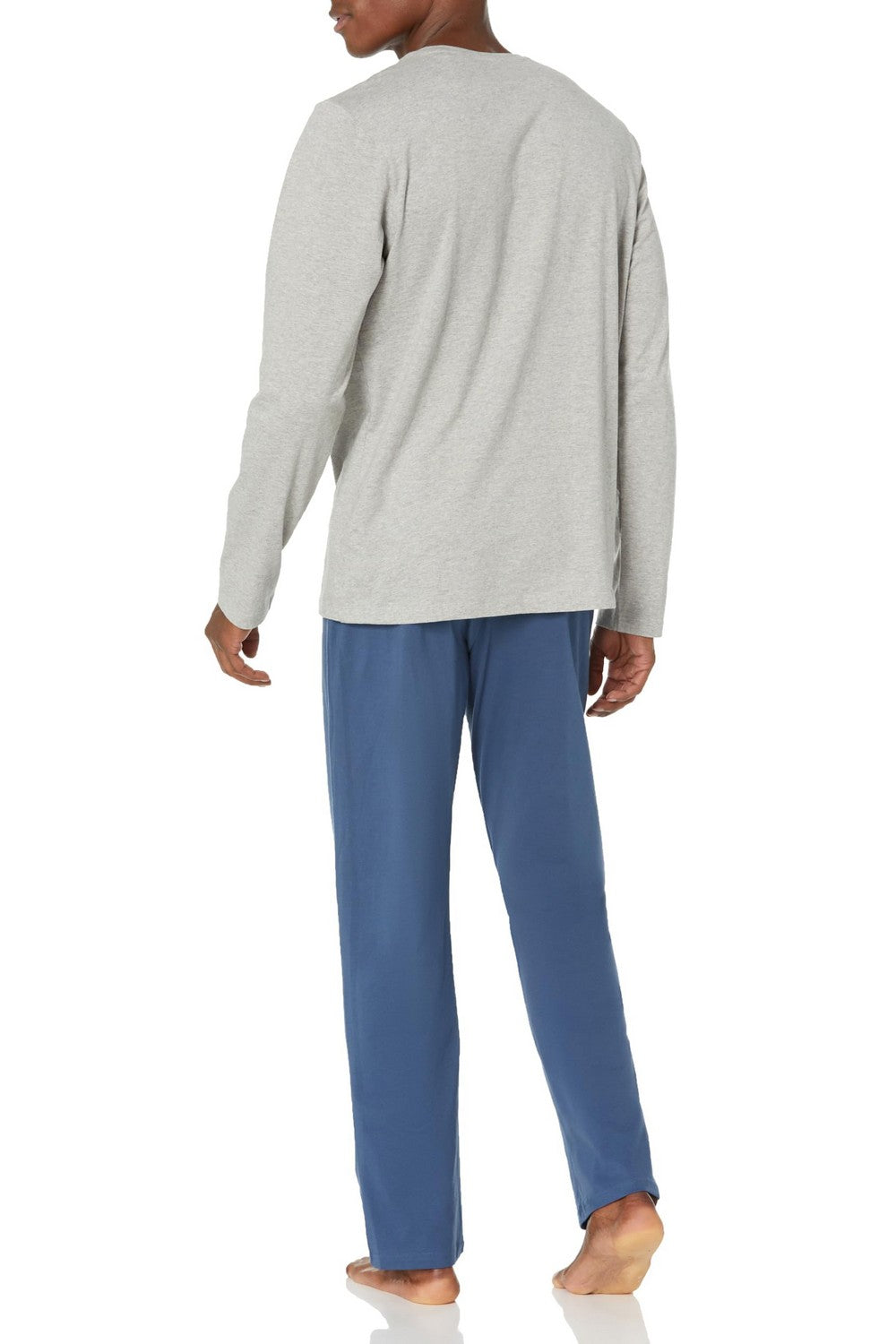 Чоловіча бавовняна піжама 508011545 blue/gray