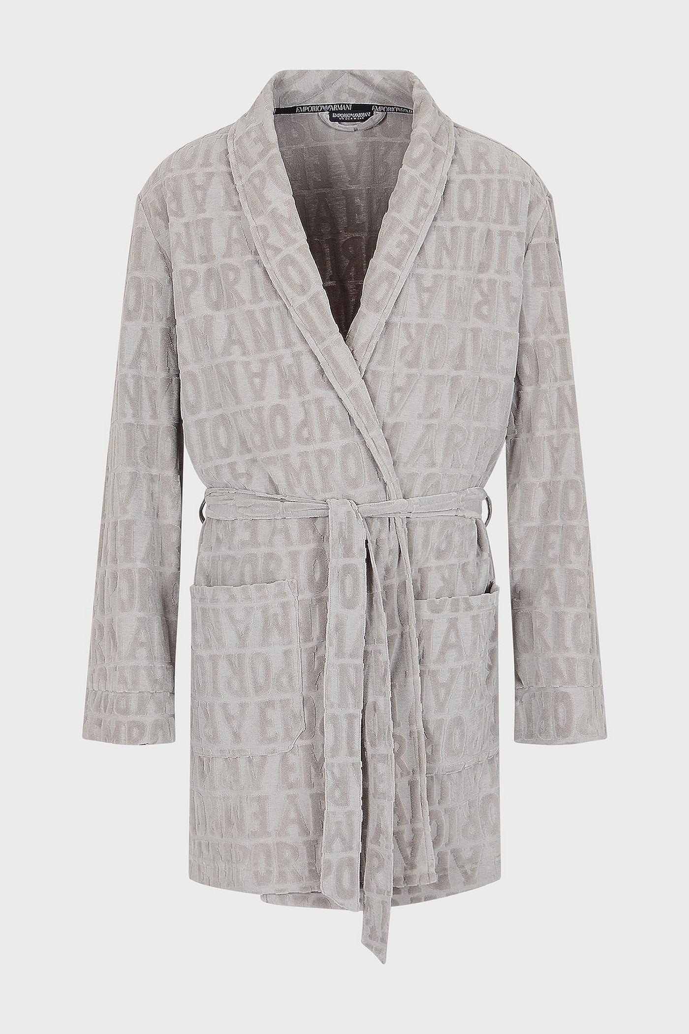 Велюровый халат 789810257 gray