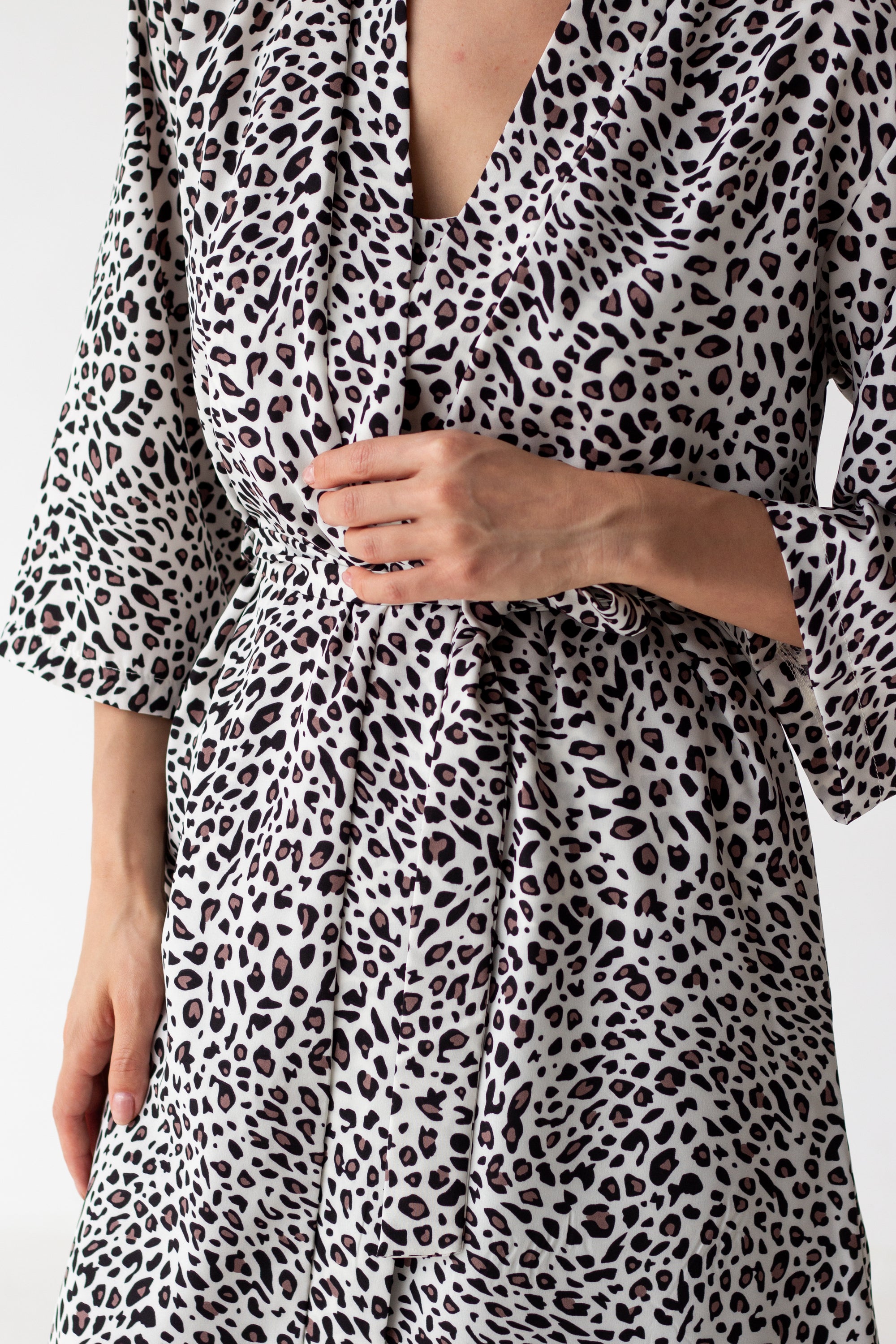 Халат из штапеля 0099 leopard