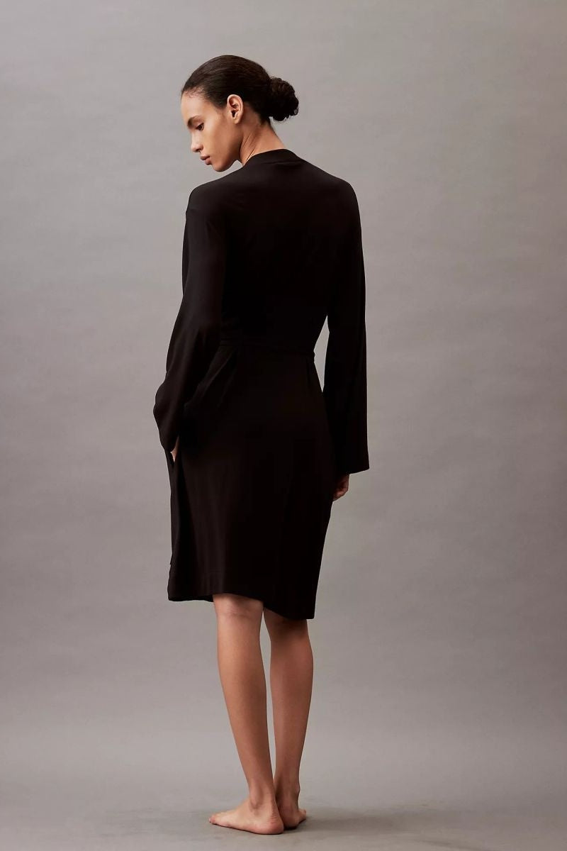 Халат из модала 657966038 black