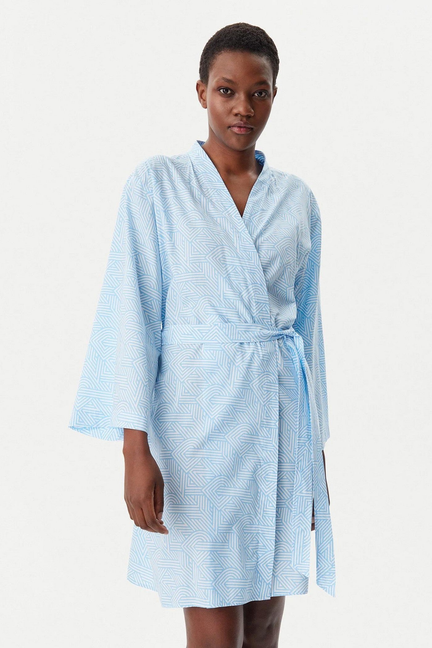 Трикотажний халат YI20046 467 aqua