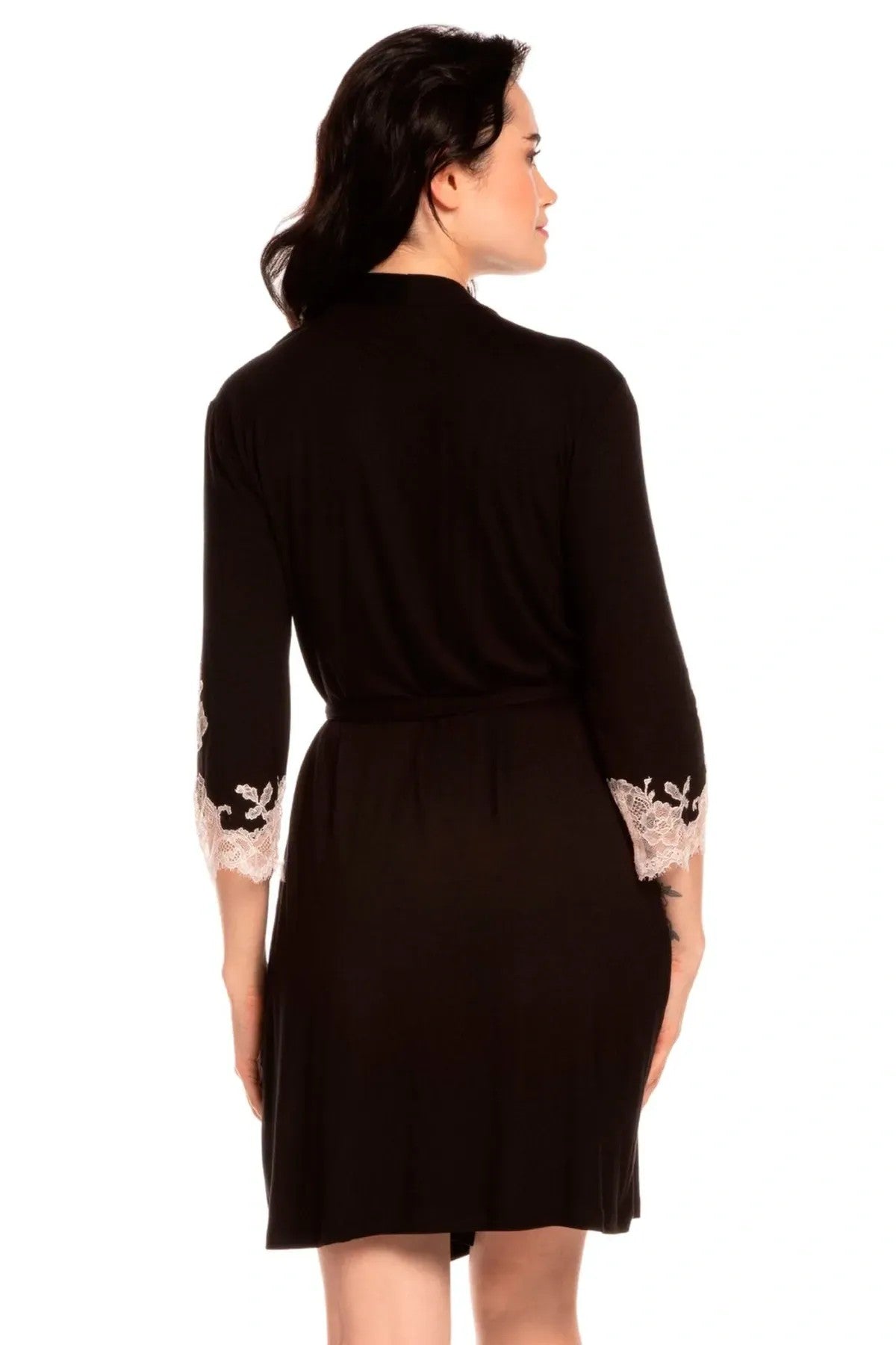 Халат из бамбука 03161O/1 black