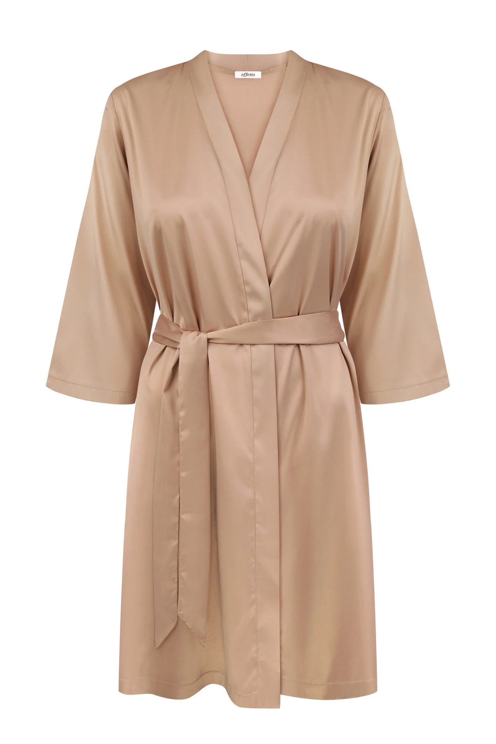 Халат из шелксатина S03200 gold