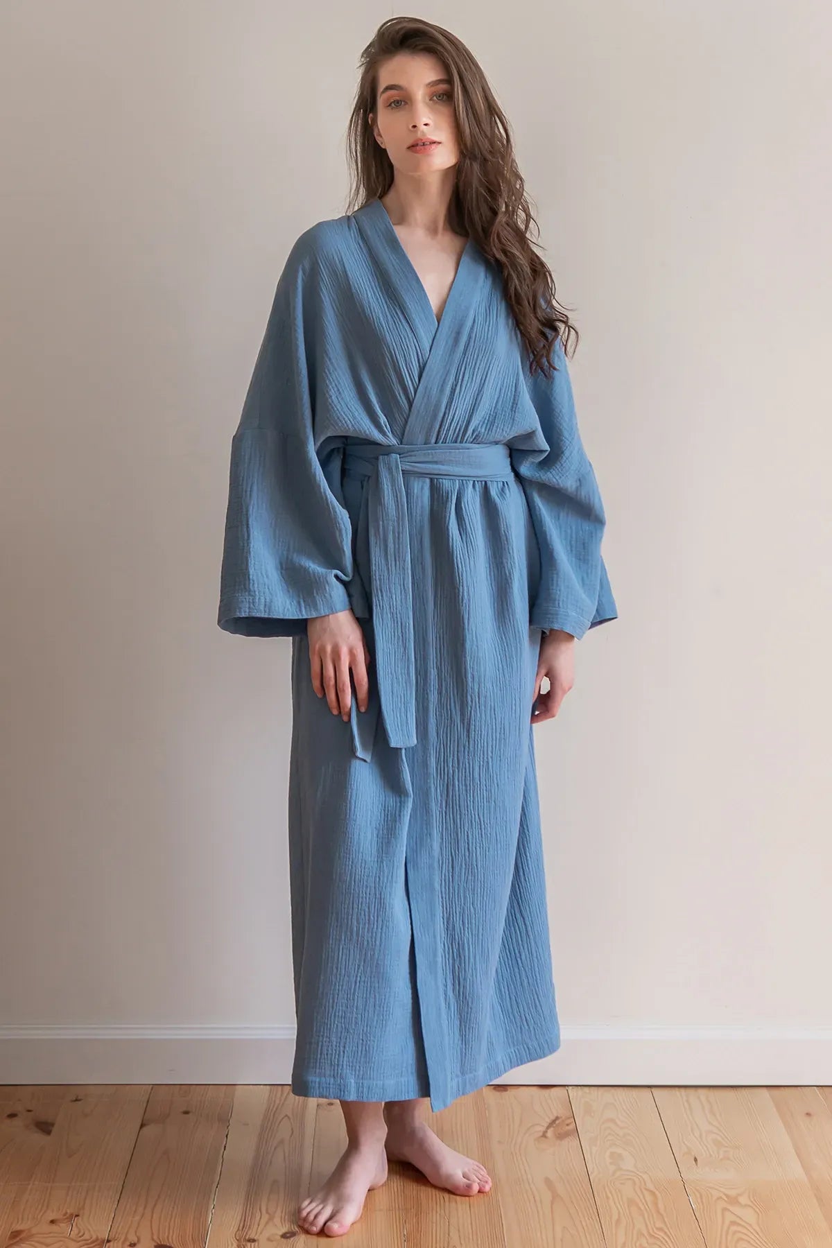 Халат из муслина Butterfly ML0035-06-04