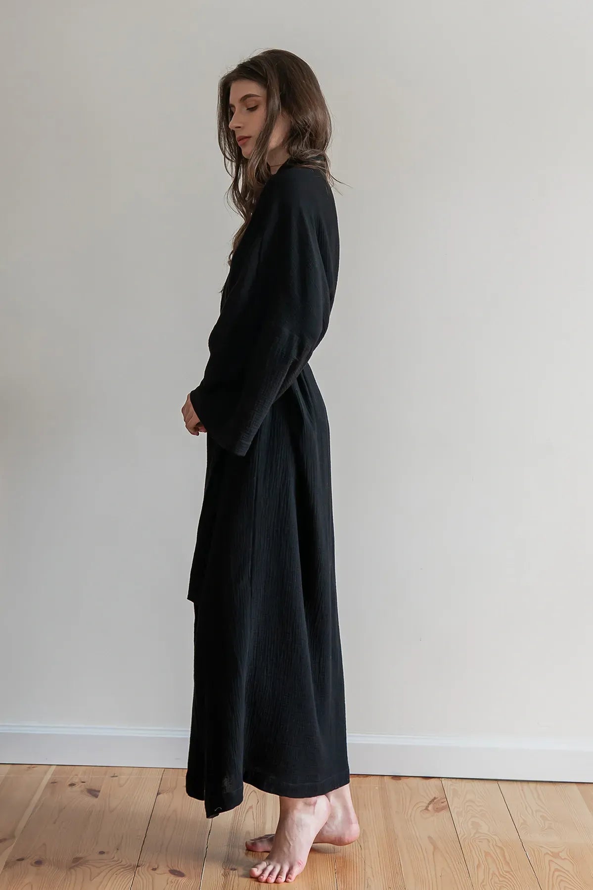 Халат из муслина Darkness ML0035-16-04